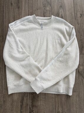 Adidas Light Gray Crewneck Sweatshirt
